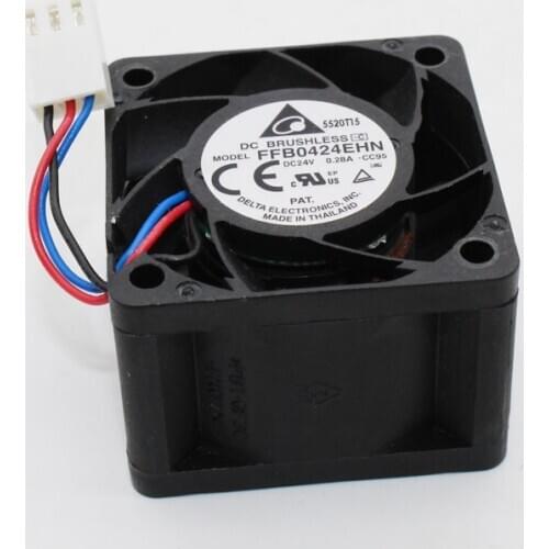 Ffb0424ehn New For Delta Fan 4028 24V 40mm 4cm fan Max Airflow Rate Ball Inverter cooling Fan