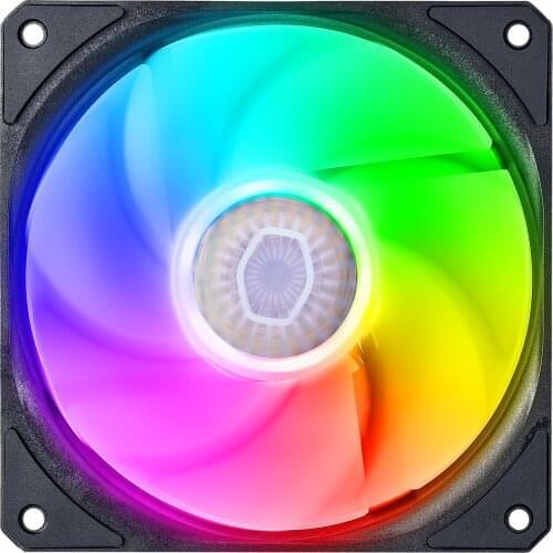 Cooler Master SickleFlow 120 ARGB, 12cm chassis cooling fan CPU heat sink PWM fan ASUS Aura ASRock MSI RGB motherboard
