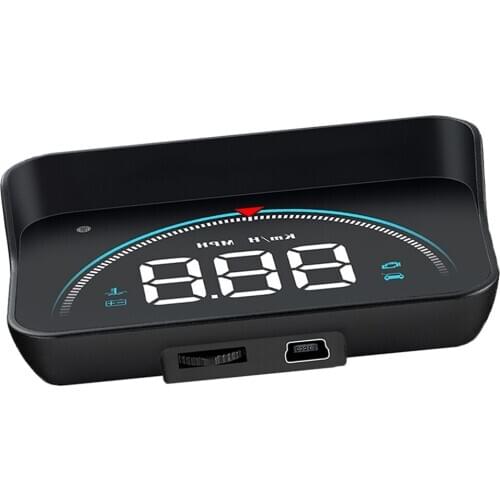 M8 Head Up Display Smart HUD Auto Digital Meter Port Warning Alarm System