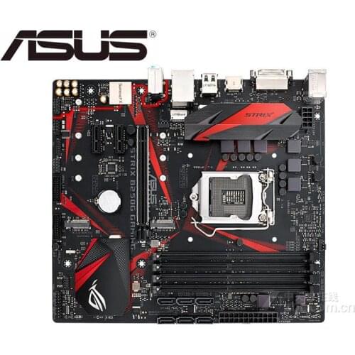 Asus ROG STRIX B250G GAMING DDR4 LGA 1151 B250 used Desktop Motherboard 64GB USB2.0 USB3.0 DVI HDMI motherboard