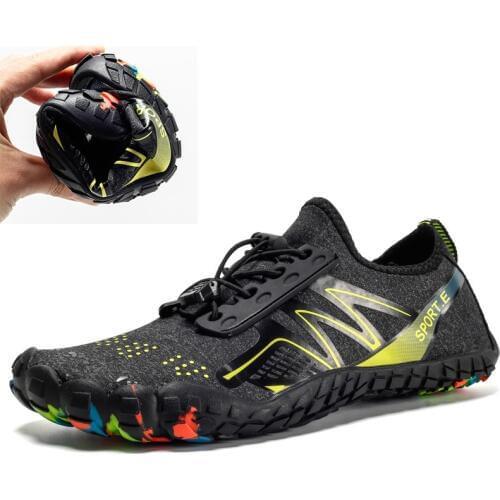 2019 New Mens Barefoot Shoes Five fingers Footwear Summer Outdoor beach Shoes Men Sport Shoes Lightweight Quick Aqua Shoes