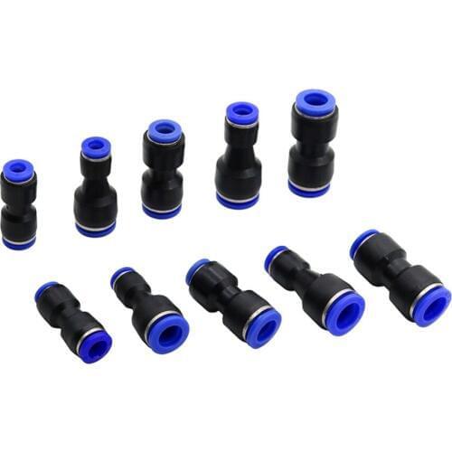 Reducing Straight connector with Slip-Lock for mist cooling system Quick Connecting Nozzle Garden Pipe joint 50 Pcs