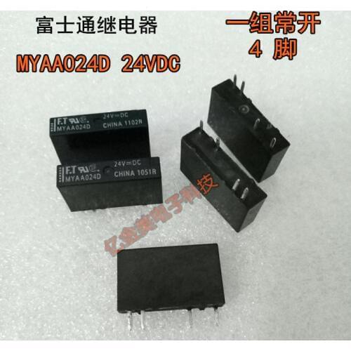 Relay MYAA024D 24VDC 4-pin set of normally open MYAA024D