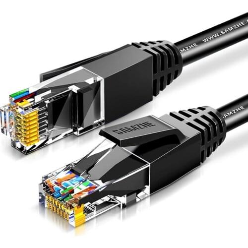 CAT6 UTP Ethernet Network Cable RJ45 24AWG*4P High-Speed Ethernet Cable Line for Home Computer Laptop Modem Router Ip Camera