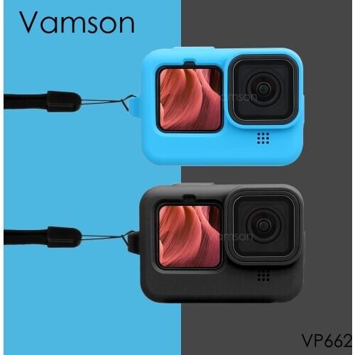 Silicone Case for GoPro Hero 9 Protective Silicone Case Skin Housing Cover Bag for Go Pro 9 Black Action Camera Accessories