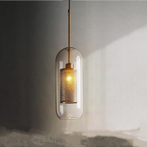 Modern Loft Pendant Lights Nordic Glass Ball Hanging Lamp for Dining Room Restaurant Bedroom Home Decor Kitchen Lighitng Fixture