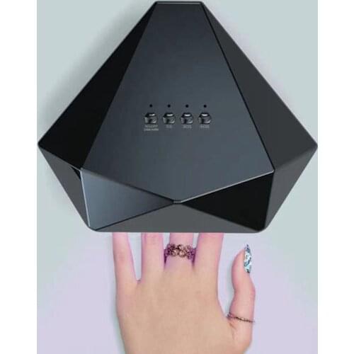 Nail Lamp 48W Diamond Shaped UV LED Curing Speed Polish Light 30 LED Nail Dryer 3 Timers Auto Sensor Nail Manicure&Pedicure Kit