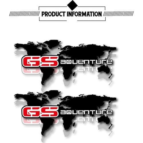 Motorcycle reflective rim waterproof tire suitcase notebook for bmw r 1200 gs adventure world mondo MOTO logo R1200GS Sticker