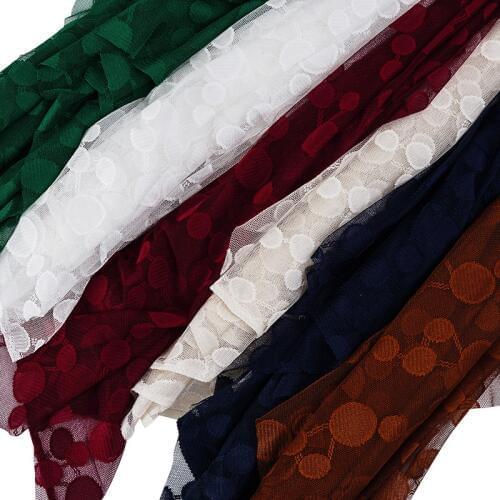 Dot Tulle Mesh Fabric Guangzhou Lace Fabric For Sewing Dress And Childrens Skirs TJ0223