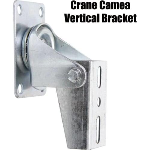 Tower Crane Surveillance Camera Vertical Bracket Anti-Rust Steel Wireless Universal Gravity Downward 360 Rotation Install Mounts