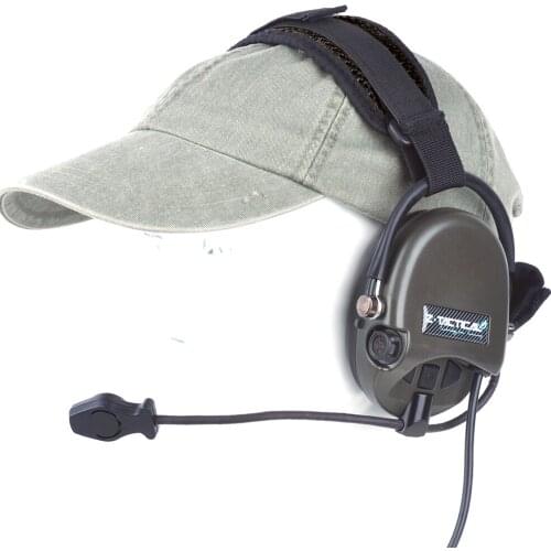 Z Tactical Softair Pilot Headset Comtac TCI Liberator II Neckband Sordin Thoradin Pickup Noise Canceling Hunting Headphones Z039