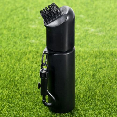 1Pc Durable Golf Club Balls Cleaning Brush Washer Cleaner Clip Refillable 150ml Water Bottle Keychain Golf Training Aids Plastic