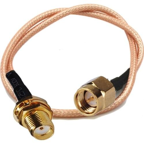 10pcs SMA Female To SMA Male Connector RF Pigtail RG316 Coax WIFI Antenna Cable 10/15/20/30/50cm 1/2/3m 50ohm