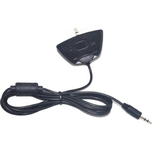 2.5mm to 2.5mm /2.5mm to 3.5mm Headset for Xbox 360 Adapter Talkback Puck Cable