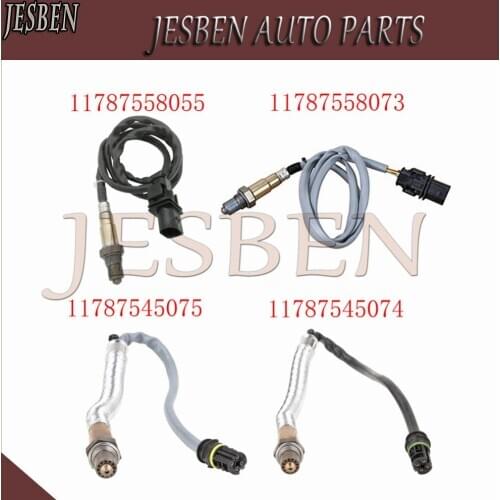 4x 11787558055 11787558073 11787545074 11787545075 Lambda Probe O2 Oxygen Sensor Fit for BMW 3 E90 325xi 325i 323i Z4 E89 130i