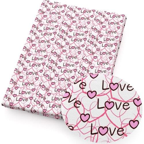 David accessories 50*145cm Flower Love 4 Ways Stretch Fabric Sewing Quilting Fabrics Quality for Needlework,c12149