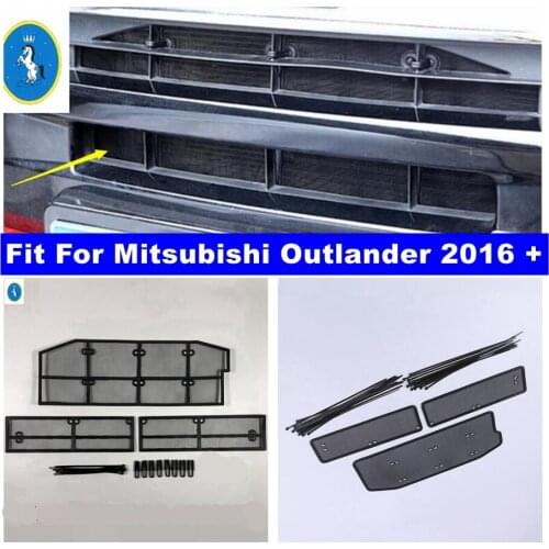Yimaautotrim Auto Accessory Front Grille Insert Net Insect Screening Mesh Cover Trim Fit For Mitsubishi Outlander 2016 - 2020