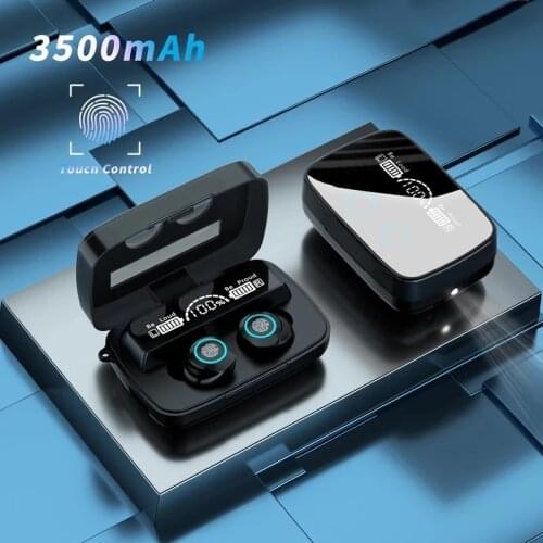 TWS Bluetooth-compatible Earphones Wireless Headphone 3500mAh Charging Box Waterproof Earbuds Stereo Sports Headsets With Mic
