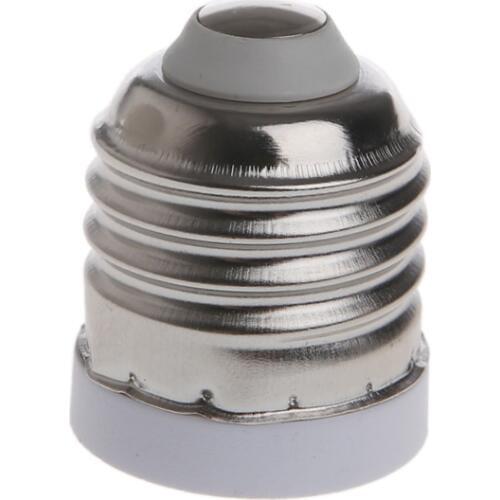 E27 to E17 Light Socket Base LED Halogen Light Bulb Lamp Adapter Converter Holder Base