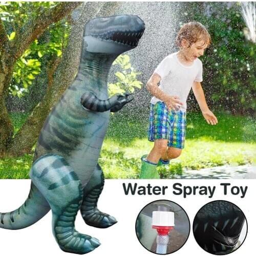 Dinosaur Water Spray Toy Game PVC Big Dinosaur Shape Water Sports Toy Garden Courtyard Party Activity Swimming Pool Toy