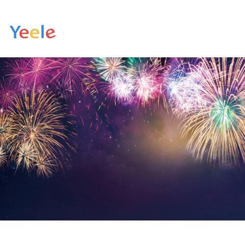 Yeele Happy New Year Firework Firecrackers Party Deco Chinese Photo Backgrounds Photography Backdrops for Photo Studio Photozone