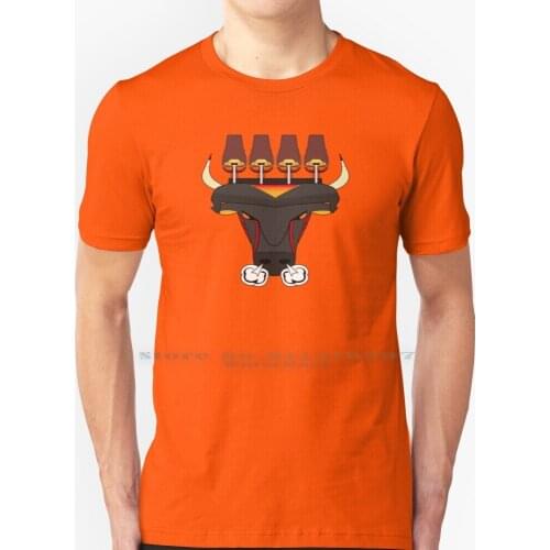 Raging Bull ( Bull Design ) T Shirt 100% Pure Cotton Six Flags Six Flags Great America Chicago Illinois Chicago Illinois