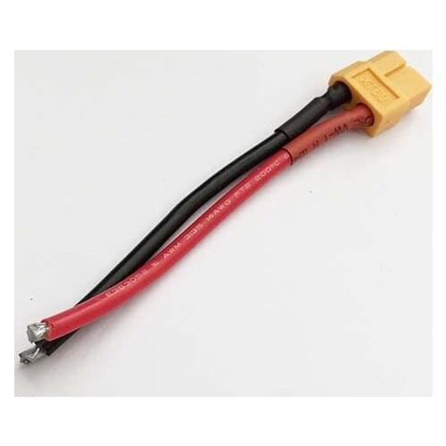 XT60 Female Connector 10CM Silicon Wire 14AWG Lithium Battery Modified Cable RC