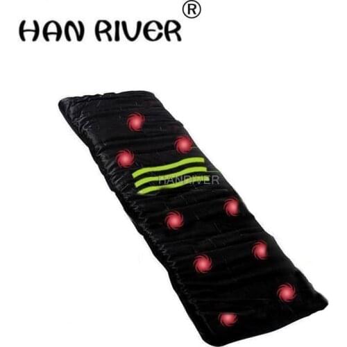 2018 Health Monitors Massager Acupunctue Mat 9 Vibrating Motors Full Body Far Infrared Heat Heathy Massage Cushion Seat Mattress