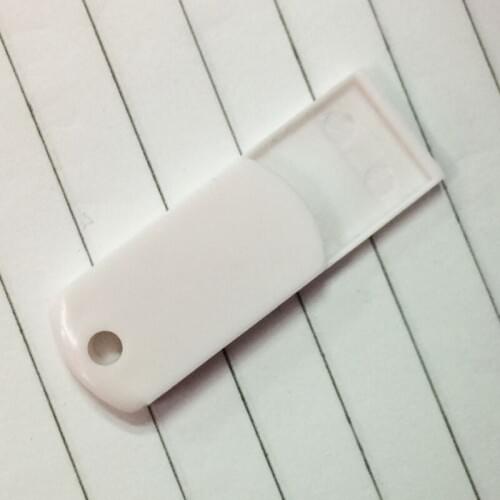 50 Pieces No logo Mini Plastic USB Shell With round hole they suitable for Long UDP flash ABS shell It is no memory
