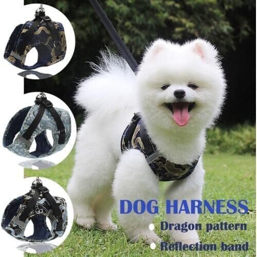 Soft Pet Dog Harnesses Vest No Pull Adjustable Chihuahua Puppy Cat Harness Leash Set For Small Medium Dogs