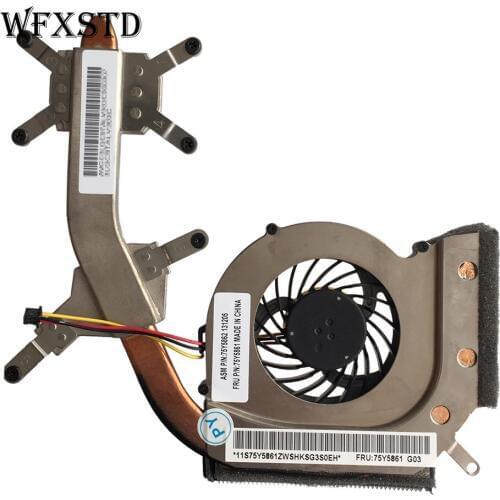New CPU cooling fan For ThinkPad L412 FRU:75Y5861 heatsink KSB06105HA DELTA 2615N2R Fan Cooler Heatsink