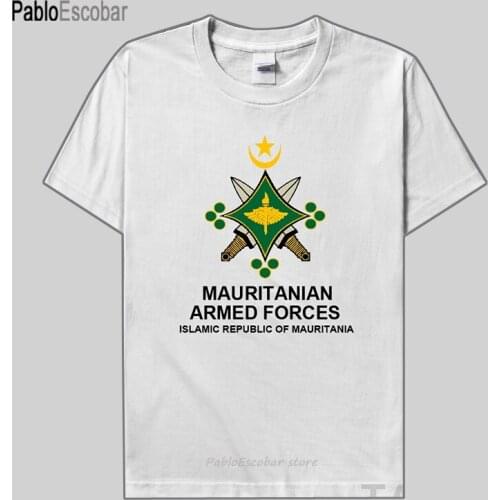 Army Mauritania clothes Short sleeve t-shirt new Tops t shirt mens Military Tactical Army country Fashion summer cotton