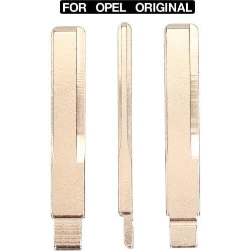 Kutery 10PCS/LOT Original Factory Intelligent Key Blade For Opel Vectra Astra Zafira Fob Remote Control Uncut Key Blade Blank