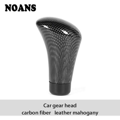 Carbon Fiber For Lexus Honda Civic Opel astra h j Mazda 3 6 Kia Rio Ceed Volvo Imitation Car Manual Gear Shift Knob Shifter