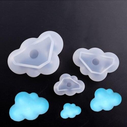 3D Cloud Shape Silicone Mold Mousse Fudge Ice Cube Pudding Candy Baking Mould Soap Candle Molds Kitchen Cake Decoration Tool