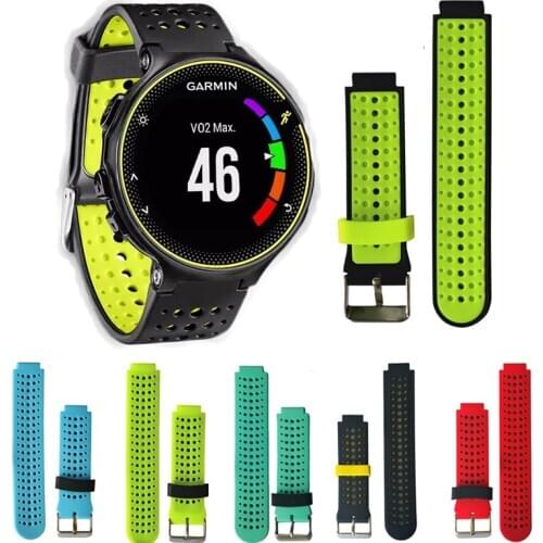 Silicone Replacement Belt Wrist Band Watch Strap for Garmin Forerunner 220 230 235 630 620 735 Approach S20 S5 S6 Smart Watches