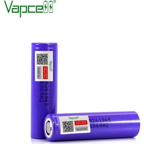 Vapcell original 18650 2600mAh 10A M26 rechargeable li-ion battery flat / button top batteries free shipping for power tools