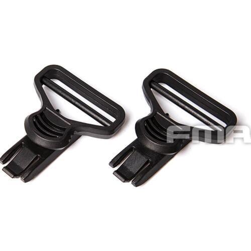 High Quality FMA Goggle Swivel Clips 1.5" bk TB1240-BK Tactical Helmet Accessories Free Shipping