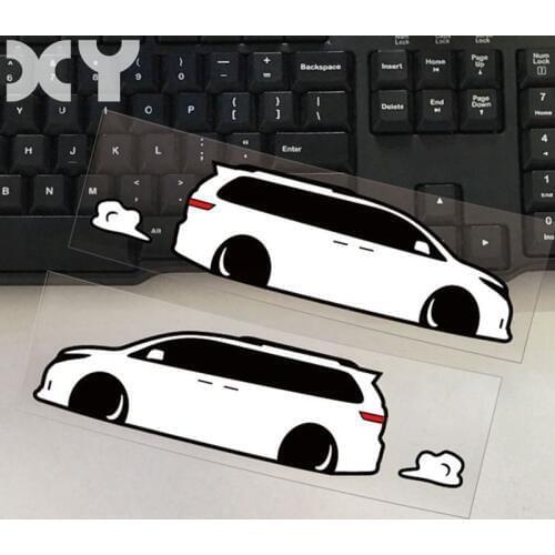 XY Hellaflush Jdm Style Car Waterproof Reflective Sticker for Sienna