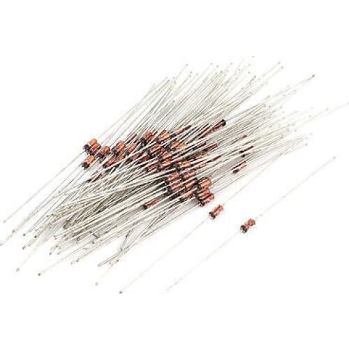 80 Pcs Axial Lead Zener Diodes Voltage Regulator 1/2W 5.1V