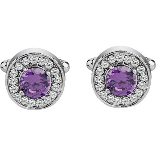 Free Shipping Crystal Cufflinks Option Black Top Quality Stone Design Hotsale Wedding Cuff Links