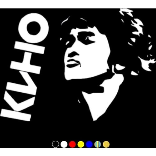 CK2106#21*15cm Viktor Tsoi (Movies) funny car sticker vinyl decal silver/black car auto stickers for car bumper window car decor