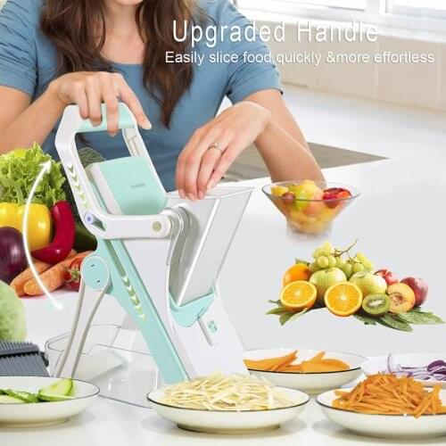 Multifunctional Vegetable Cutter Mandoline Slicer Cutter Manual Fruit Fries Vegetable Chopper Safety Slicer Kitchen Accessories
