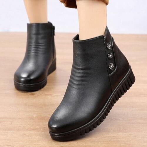 FZNYL Women's Wedge Ankle Boots