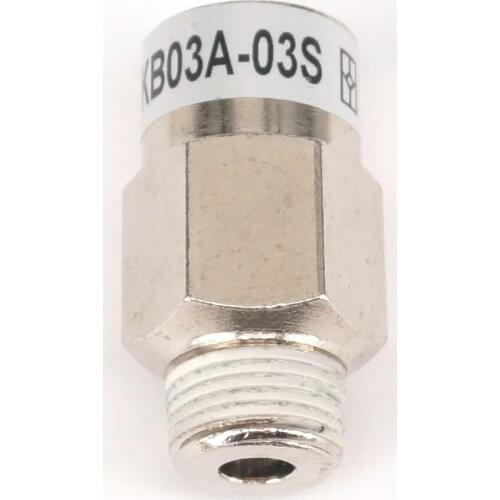 G3/8" AKB03A-03S Bushing Type Check Valve Free Flow Direction From Male To Female Thread