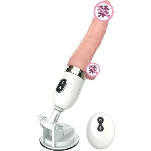 Flexible Skin Feeling Realistic Dildo Female Masturbator Heating Thrusting G-spot Penis Fake Dick For Lesbian with Suction Cup