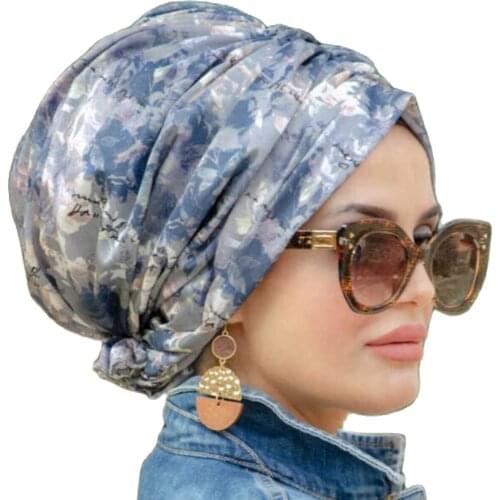 Cotton print muslim hijab scarf islamic inner hijab caps arab shawl hijab femme musulman turbante mujer