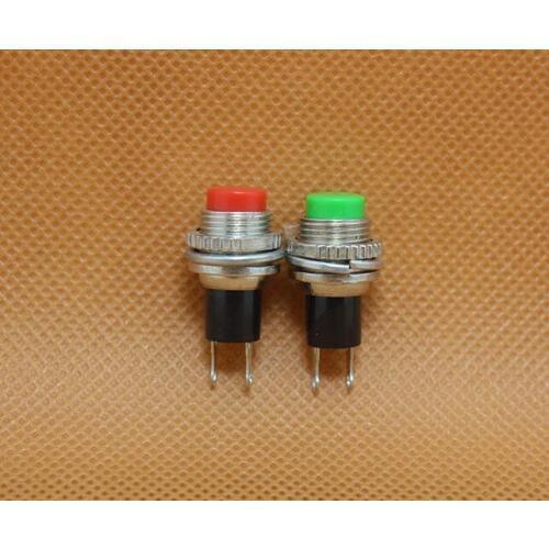 Red/Green Cap Momentary N/O OFF-(ON) Auto Car Boat 3V/6V/9V/12V Push Switch