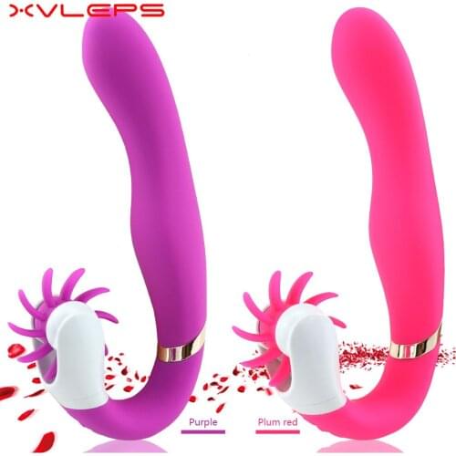 Powerful Rotation Oral Sex Tongue G Spot Heating Clitoris Masturbation Vibrators Adult Sex Toys for Women