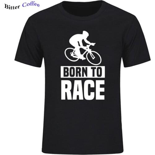 NEW Hot sale Black And White Brand New T shirt Normal Born To Race T-Shirt Summer Fashion European size